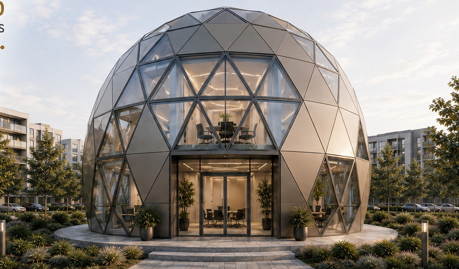 GEODOMAS glasskuppelkontorer