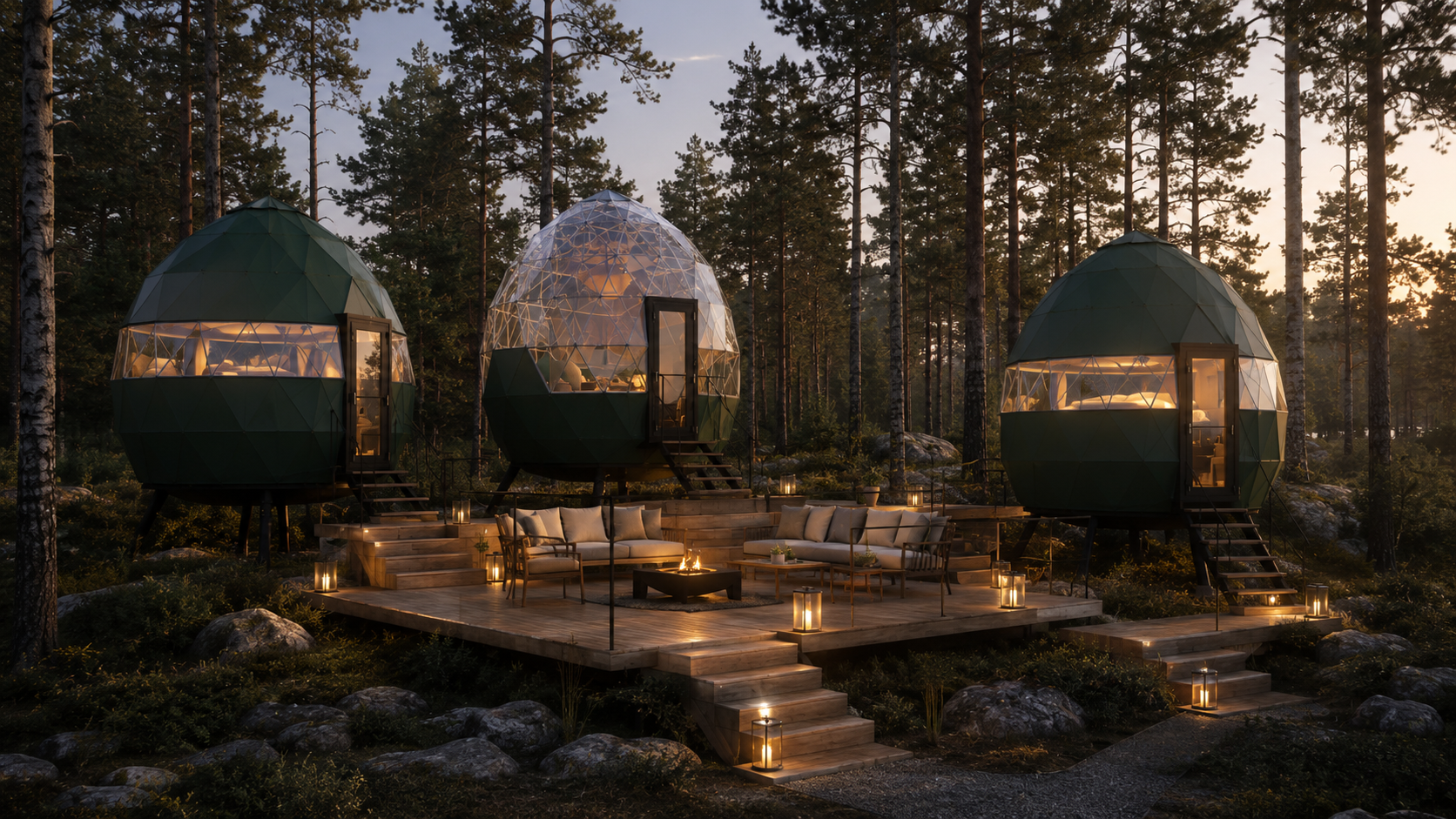 GEODOMAS Crystal Dome-kapsler
