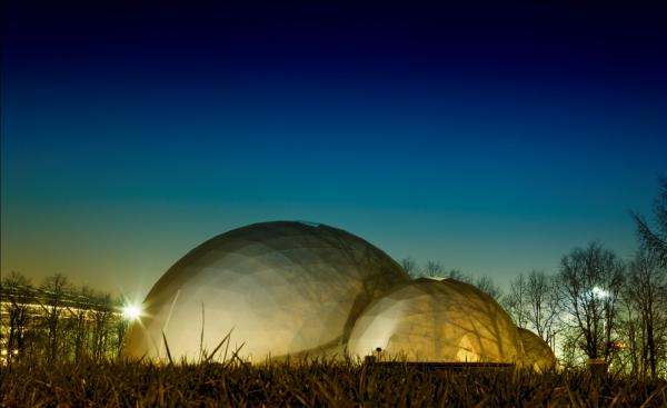 Mobilus Šiltas Kupolas | Renginių Klubas VO3DUX | Kupolai Ø20m & Ø6m, Rusija