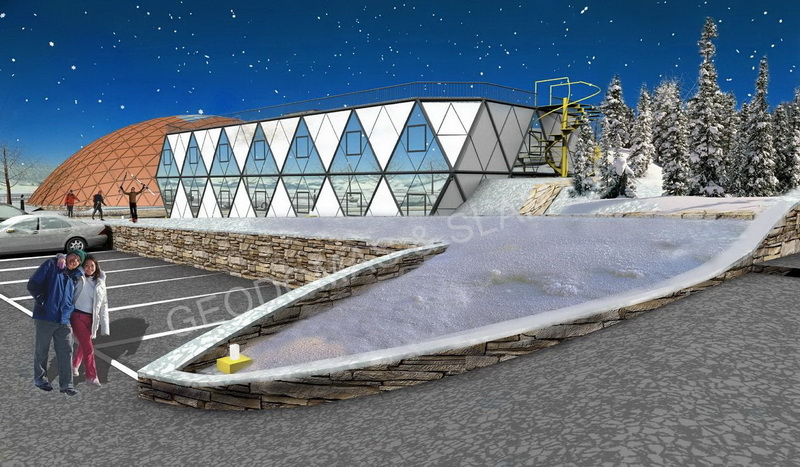 Viešbučio ir SPA kompleksas 5☆ | Futuristinės architektūros pastatas 3634m2