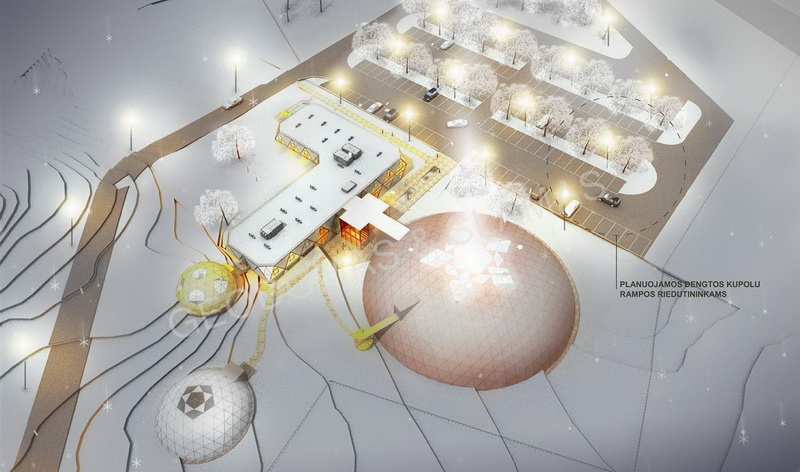 Viešbučio ir SPA kompleksas 5☆ | Futuristinės architektūros pastatas 3634m2