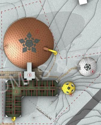 Viešbučio ir SPA kompleksas 5☆ | Futuristinės architektūros pastatas 3634m2