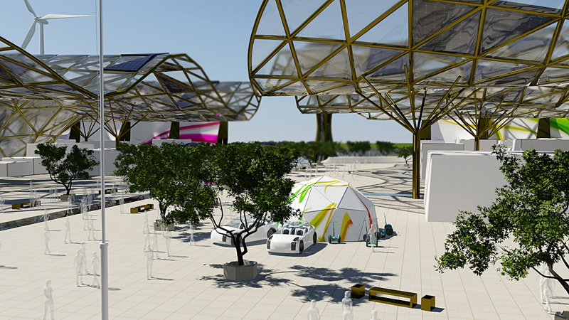Mūsų idėjos sudarė “Expo 2017” projekto pagrindą | Autonomiškas energiją taupantis miestas stepėse