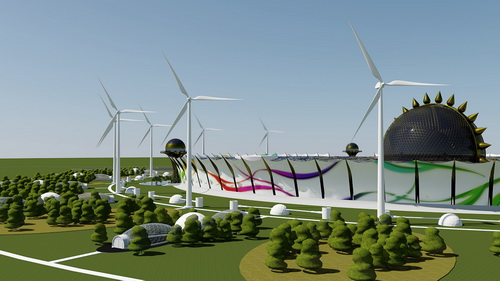 Mūsų idėjos sudarė “Expo 2017” projekto pagrindą | Autonomiškas energiją taupantis miestas stepėse