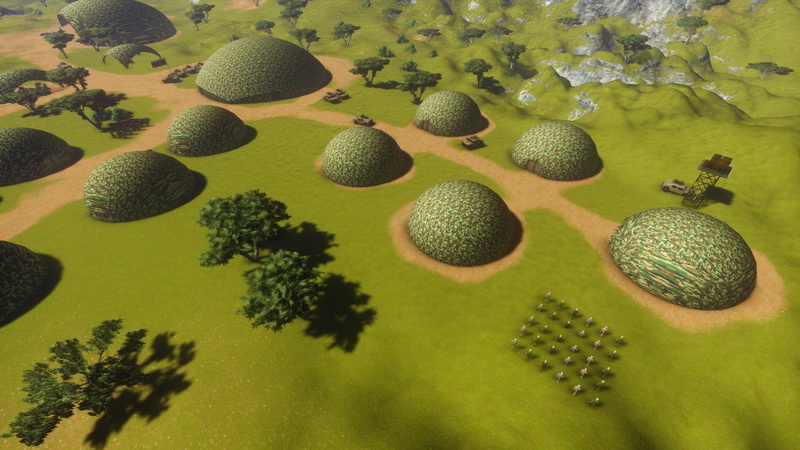 Kamufliažiniai Kompleksai Kupoluose | Spec. Operacijų Stovykloms ir Taikos Palaikymo Pajėgoms