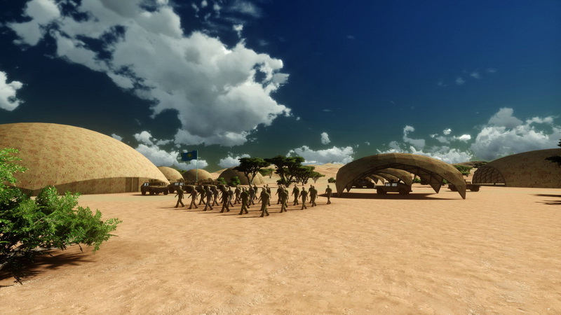 Kamufliažiniai Kompleksai Kupoluose | Spec. Operacijų Stovykloms ir Taikos Palaikymo Pajėgoms