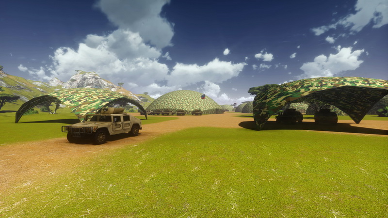 Kamufliažiniai Kompleksai Kupoluose | Spec. Operacijų Stovykloms ir Taikos Palaikymo Pajėgoms