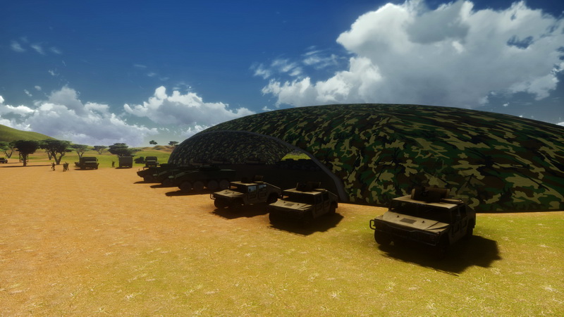 Kamufliažiniai Kompleksai Kupoluose | Spec. Operacijų Stovykloms ir Taikos Palaikymo Pajėgoms