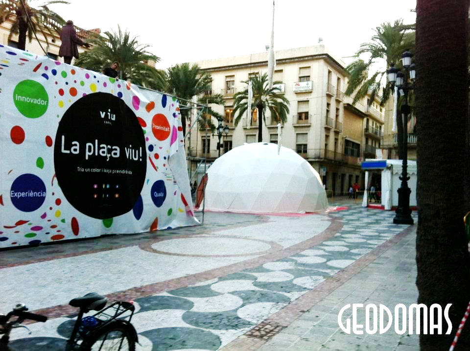 Mobilus Ø8m Kupolas „Viu Comercial Mall“ | Vilanova, Ispanija