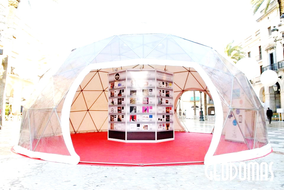 Mobilus Ø8m Kupolas „Viu Comercial Mall“ | Vilanova, Ispanija