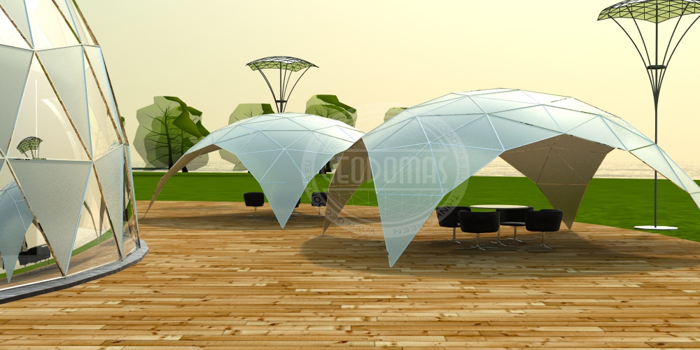 “Auksiniai Vartai” viešbutis 2500m2 | Kupolai Apgyvendinimui, Rusija