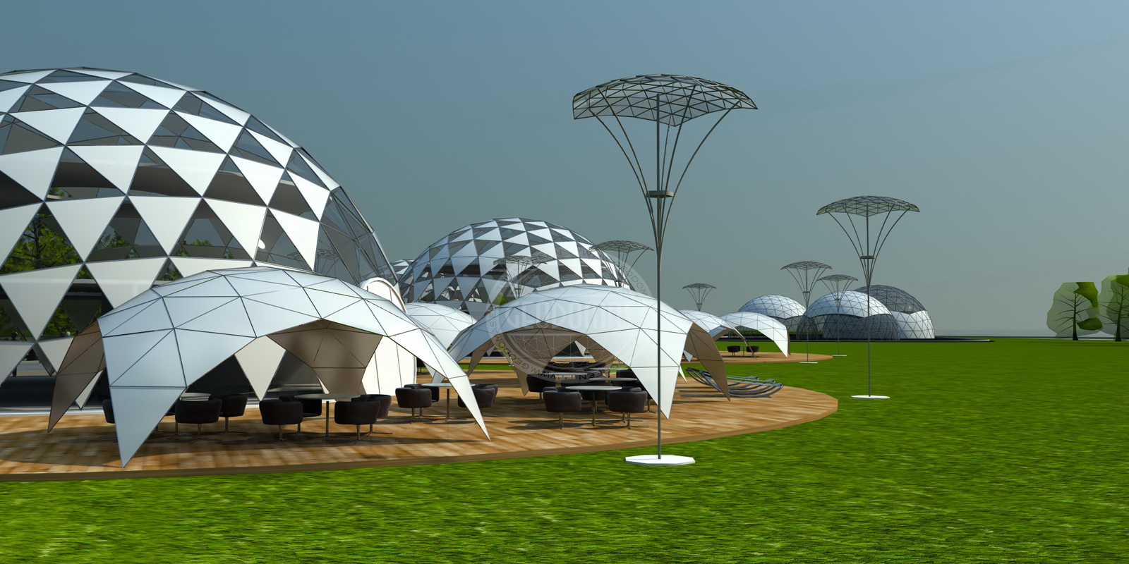 “Auksiniai Vartai” viešbutis 2500m2 | Kupolai Apgyvendinimui, Rusija