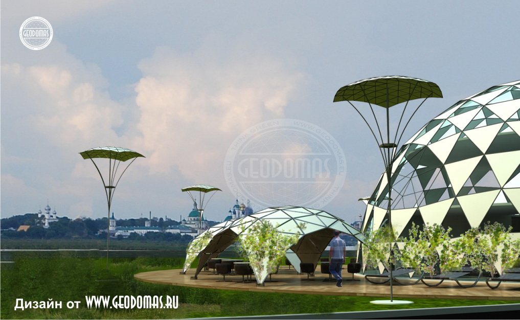 “Auksiniai Vartai” viešbutis 2500m2 | Kupolai Apgyvendinimui, Rusija