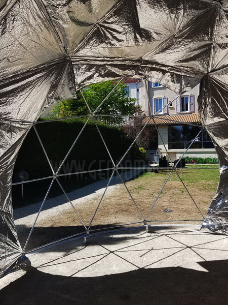 30m² Lauko Klasė Ø6m kupolas | Kūrybinė studija
