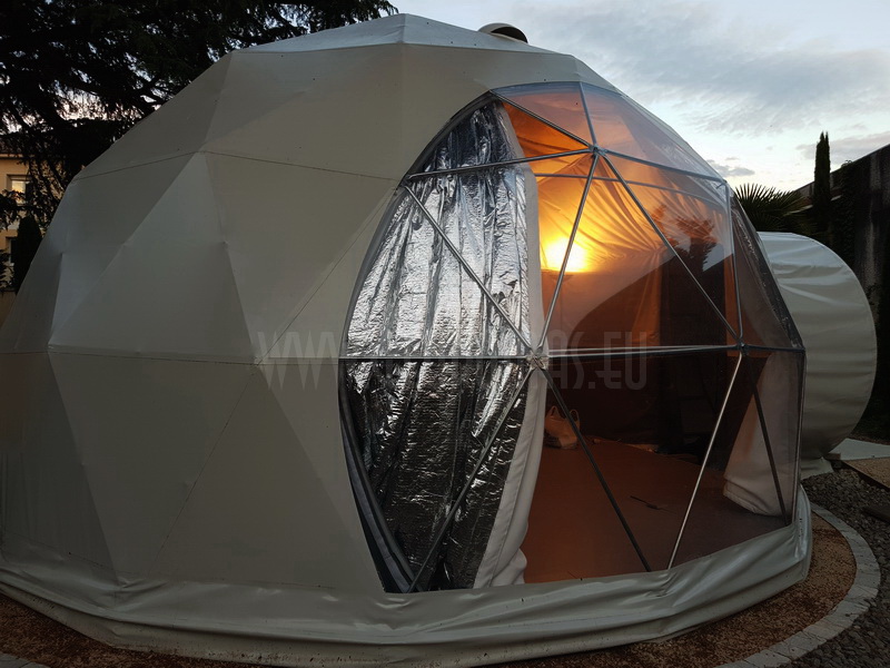 30m² Lauko Klasė Ø6m kupolas | Kūrybinė studija