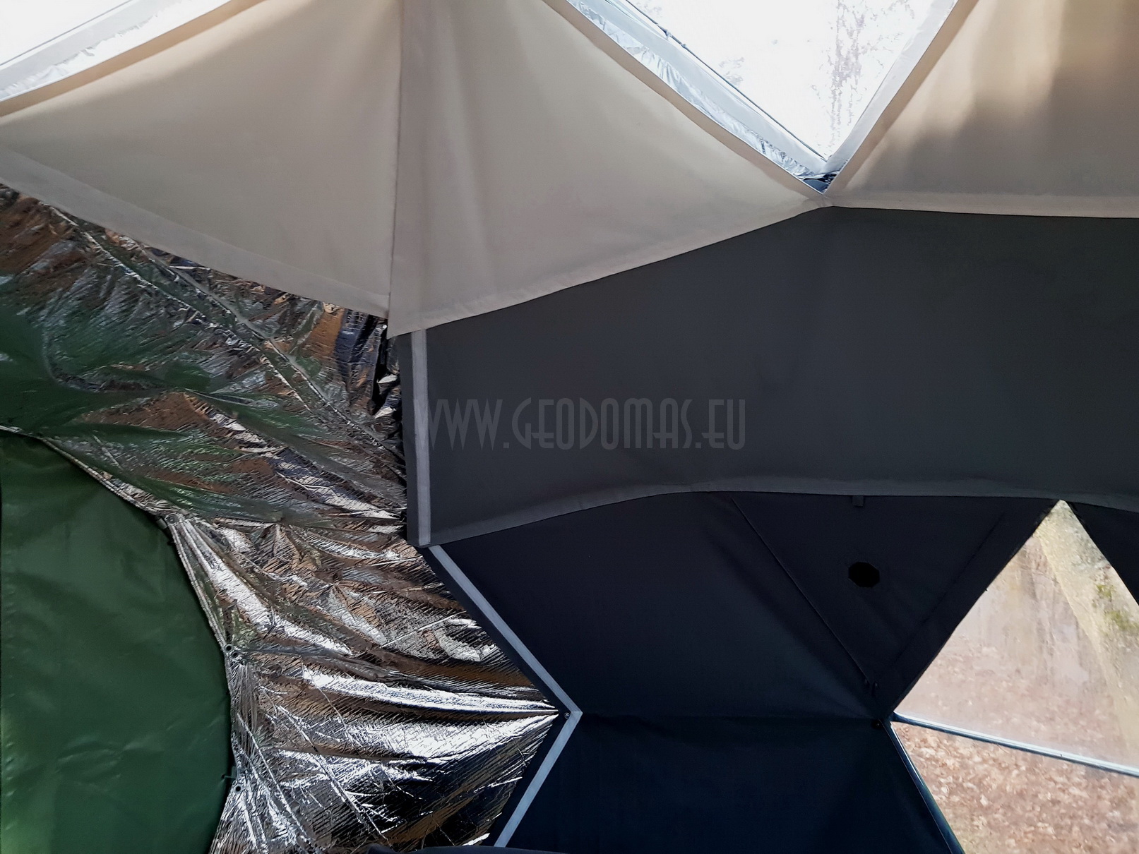 Mobilus Kupolas Ežero Krante 25m2 Ø5m F3 | Olštynas, Lenkija