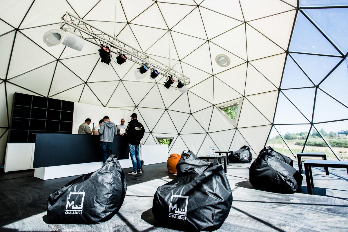 Ø11m F4 95m2 Kupolas – Major bagių trasa | Kaunas, Lietuva