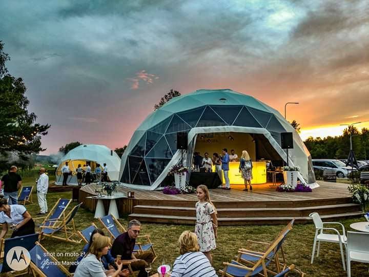 Ø11m & Ø6m „Vytautas Mineral SPA“ Terasos Kupolai | Birštonas, Lietuva