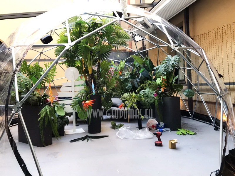 32m2 Lauko Oranžerija Hibridinis Kupolas Ø7m | Spritz Summer Garden, Vilnius