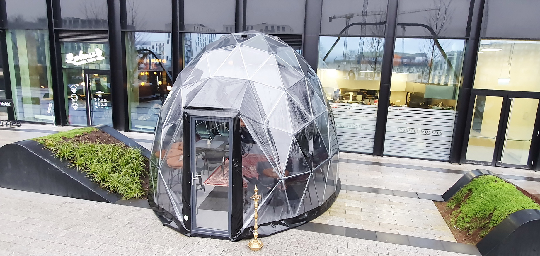 Hybrid Ø7x5m Stella Artois BLACK DOME | Brussels Mussels, Vilnius