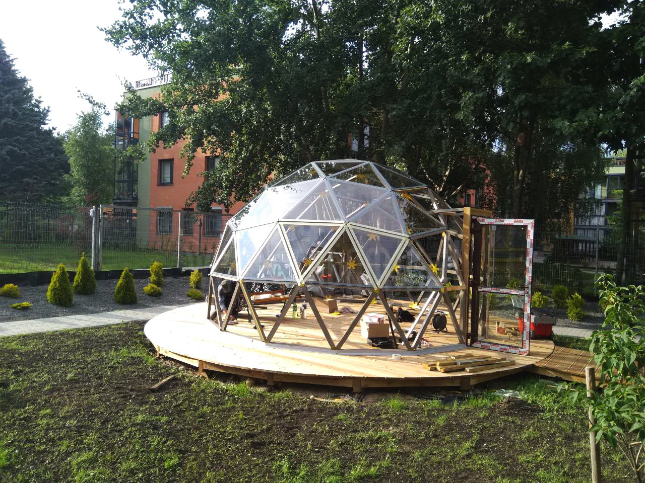 20m2 Lauko Pavesinė Ø5m Kupolas | Fontanų Namai, Vilnius