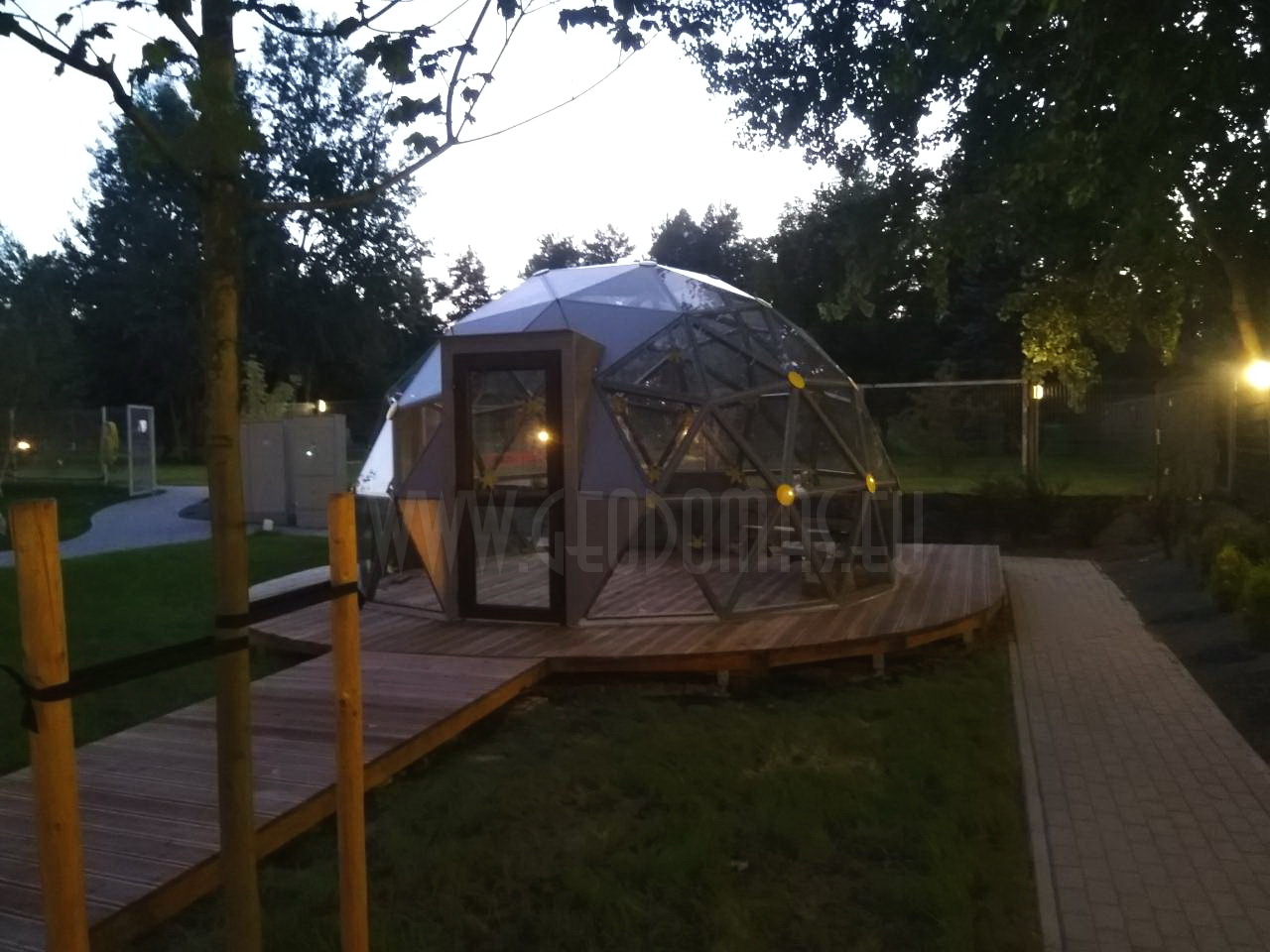 20m2 Lauko Pavesinė Ø5m Kupolas | Fontanų Namai, Vilnius