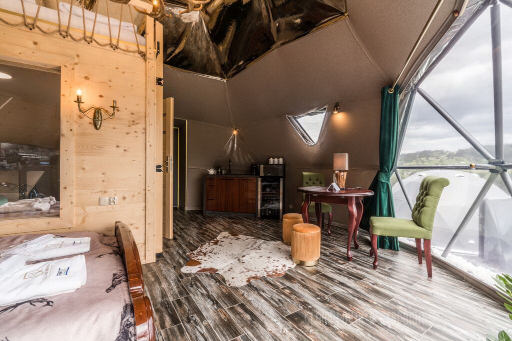 35m² Glamp Royal poilsiavietė Ø6,7m x 4kompl Kupolai | Zakopanė, Lenkija