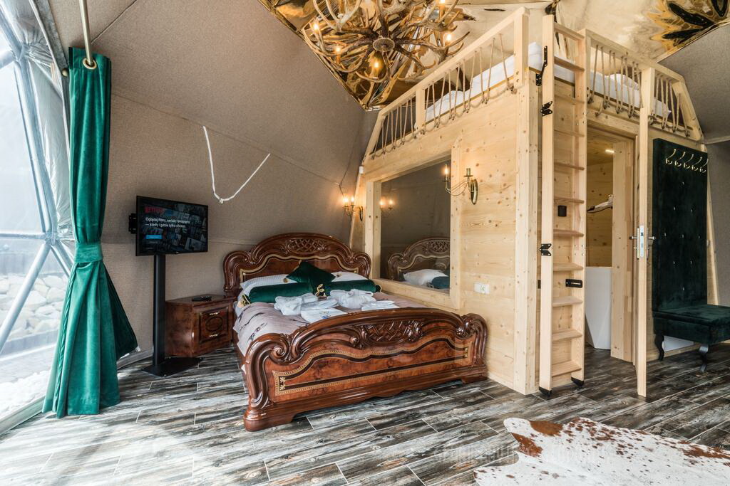 35m² Glamp Royal poilsiavietė Ø6,7m x 4kompl Kupolai | Zakopanė, Lenkija