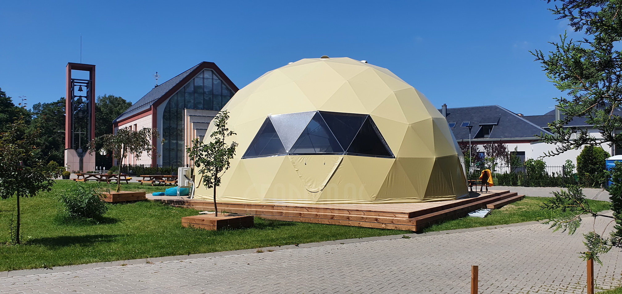 95m² Lauko klasė Spec. Poreikių vaikams Ø11m | Šv. Pranciškaus Asyžiečio bažnyčia, Klaipėda