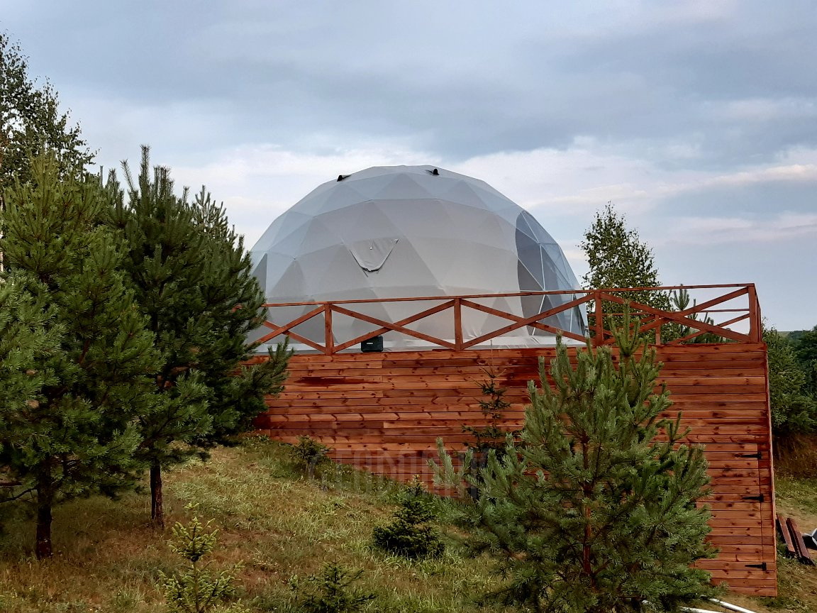 50m² ALOVE Glamping Kupolas Ø8m | Kaimo turizmas, Alovės ežeras
