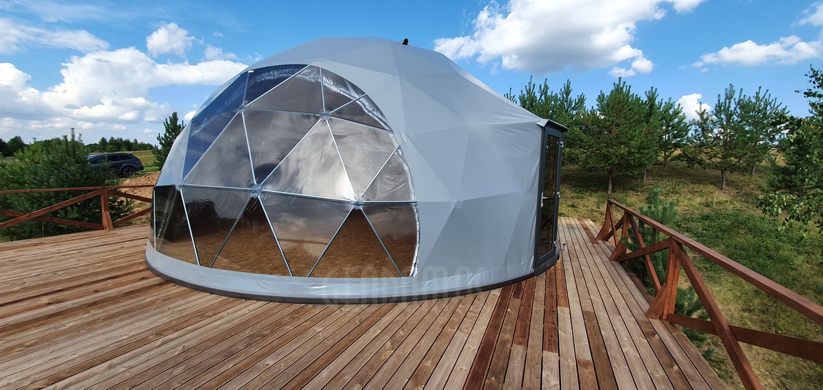 50m² ALOVE Glamping Kupolas Ø8m | Kaimo turizmas, Alovės ežeras