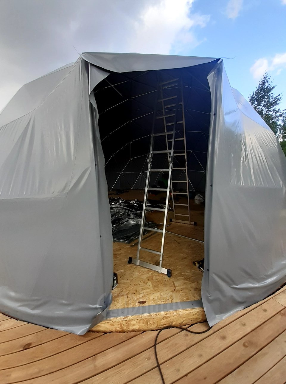 50m² ALOVE Glamping Kupolas Ø8m | Kaimo turizmas, Alovės ežeras