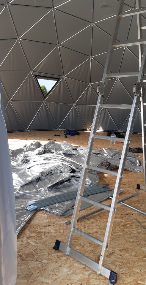 50m² ALOVE Glamping Kupolas Ø8m | Kaimo turizmas, Alovės ežeras