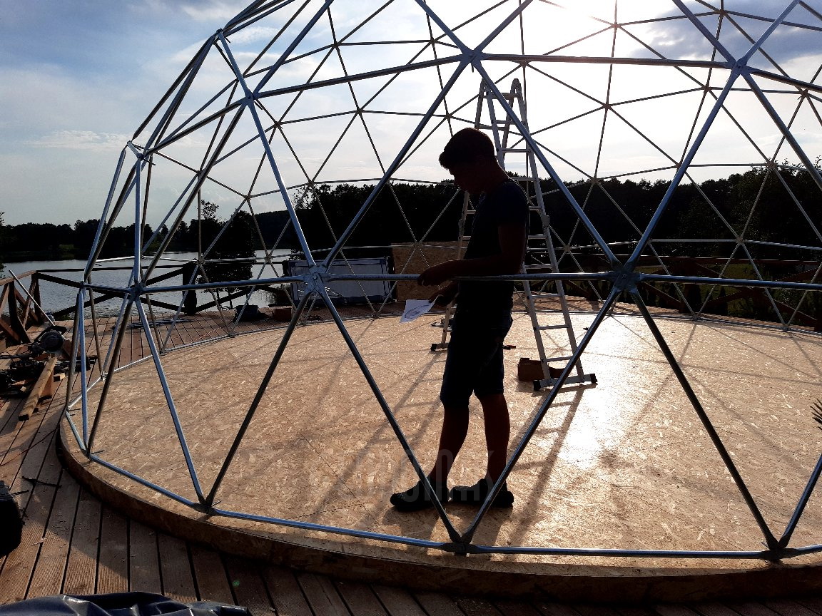 50m² ALOVE Glamping Kupolas Ø8m | Kaimo turizmas, Alovės ežeras