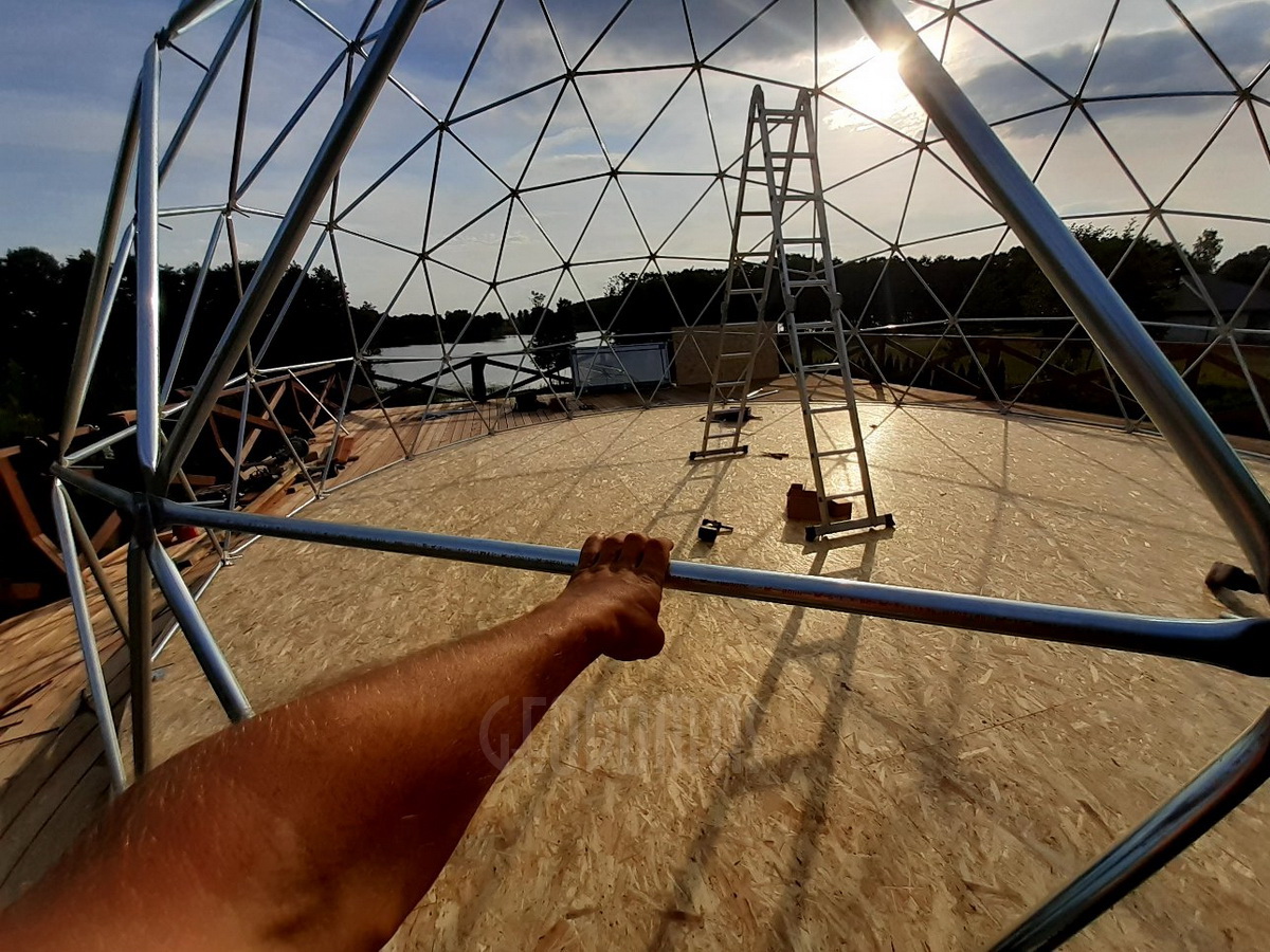 50m² ALOVE Glamping Kupolas Ø8m | Kaimo turizmas, Alovės ežeras