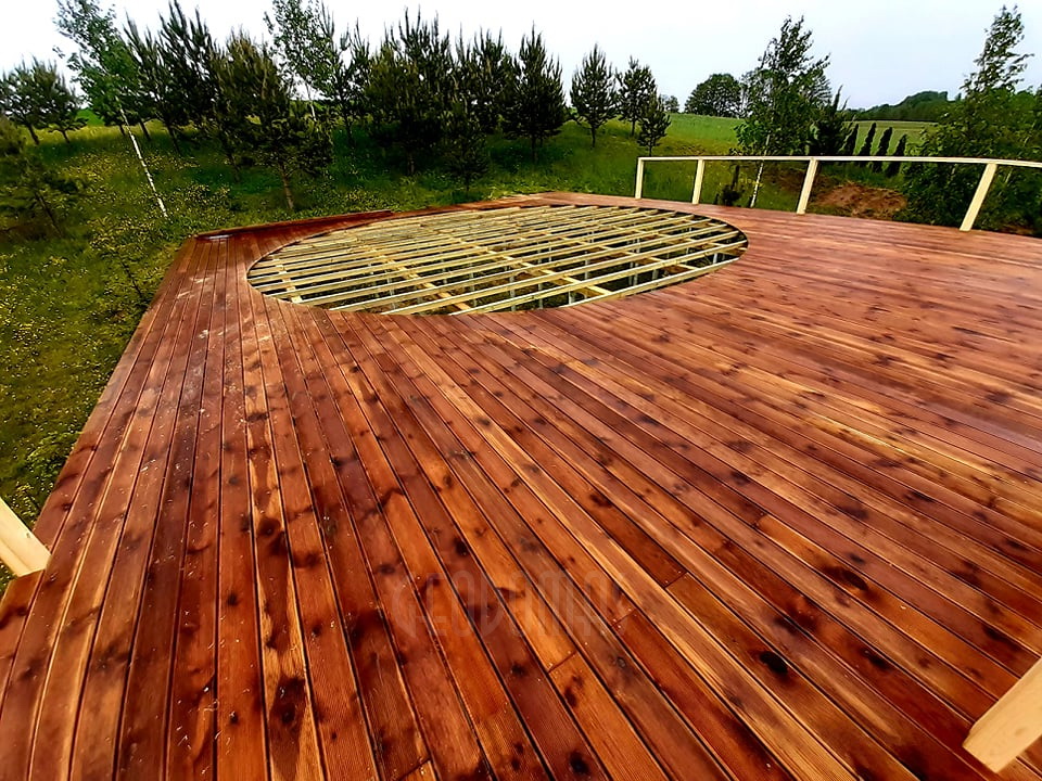50m² ALOVE Glamping Kupolas Ø8m | Kaimo turizmas, Alovės ežeras