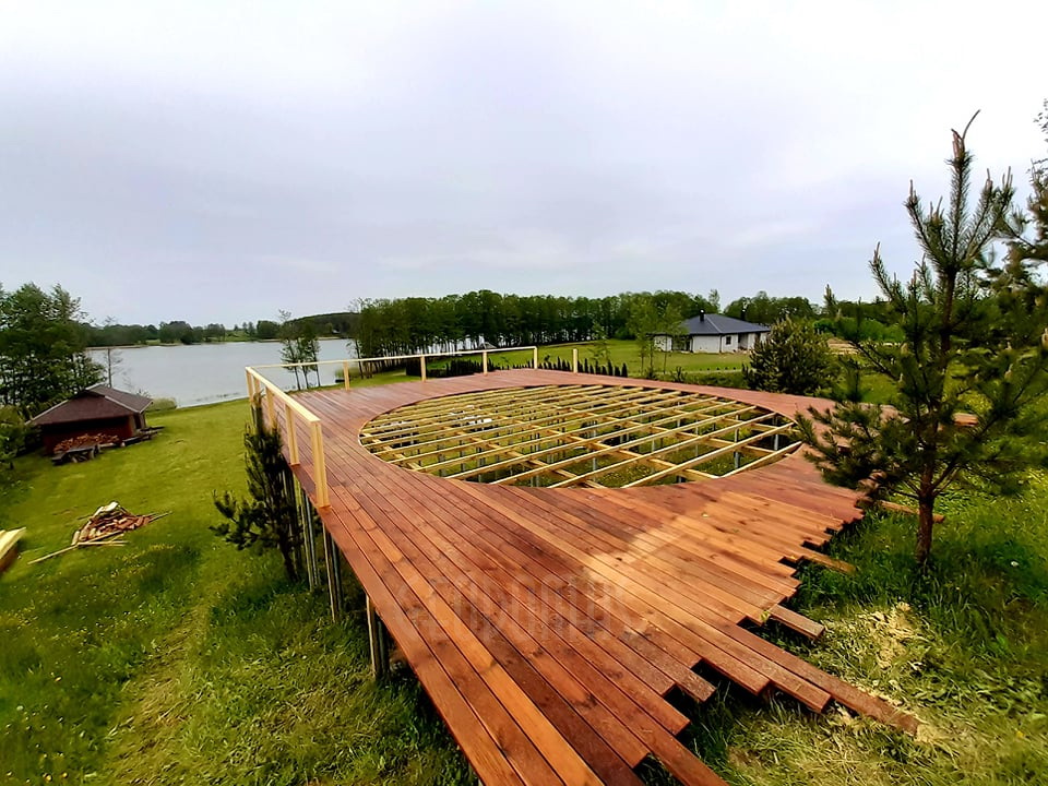 50m² ALOVE Glamping Kupolas Ø8m | Kaimo turizmas, Alovės ežeras