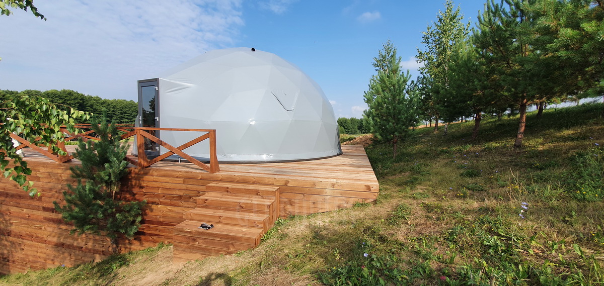 50m² ALOVE Glamping Kupolas Ø8m | Kaimo turizmas, Alovės ežeras