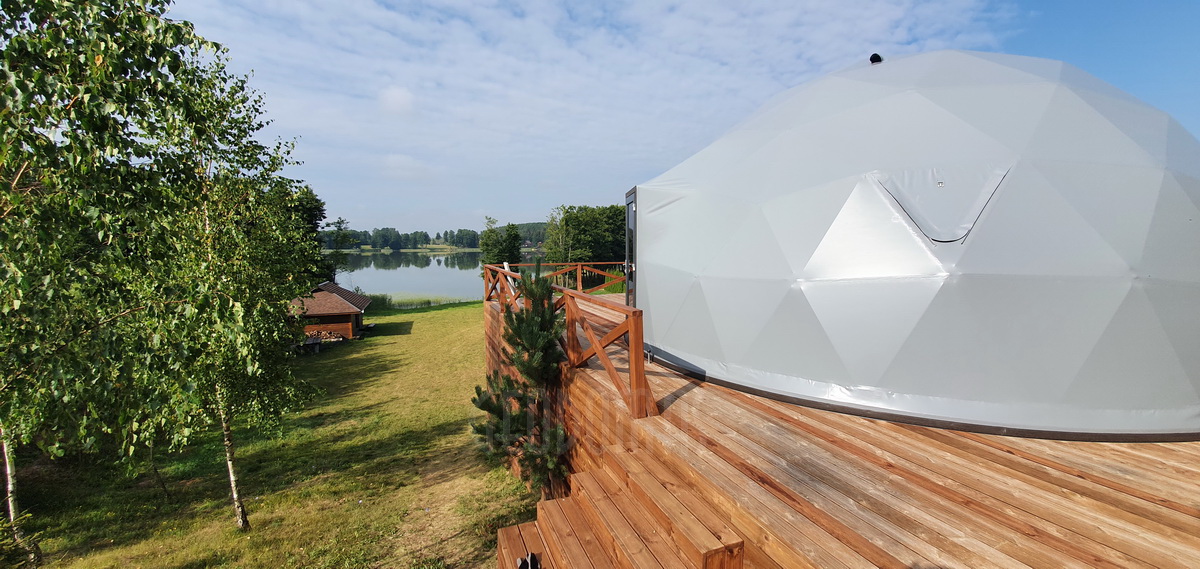50m² ALOVE Glamping Kupolas Ø8m | Kaimo turizmas, Alovės ežeras