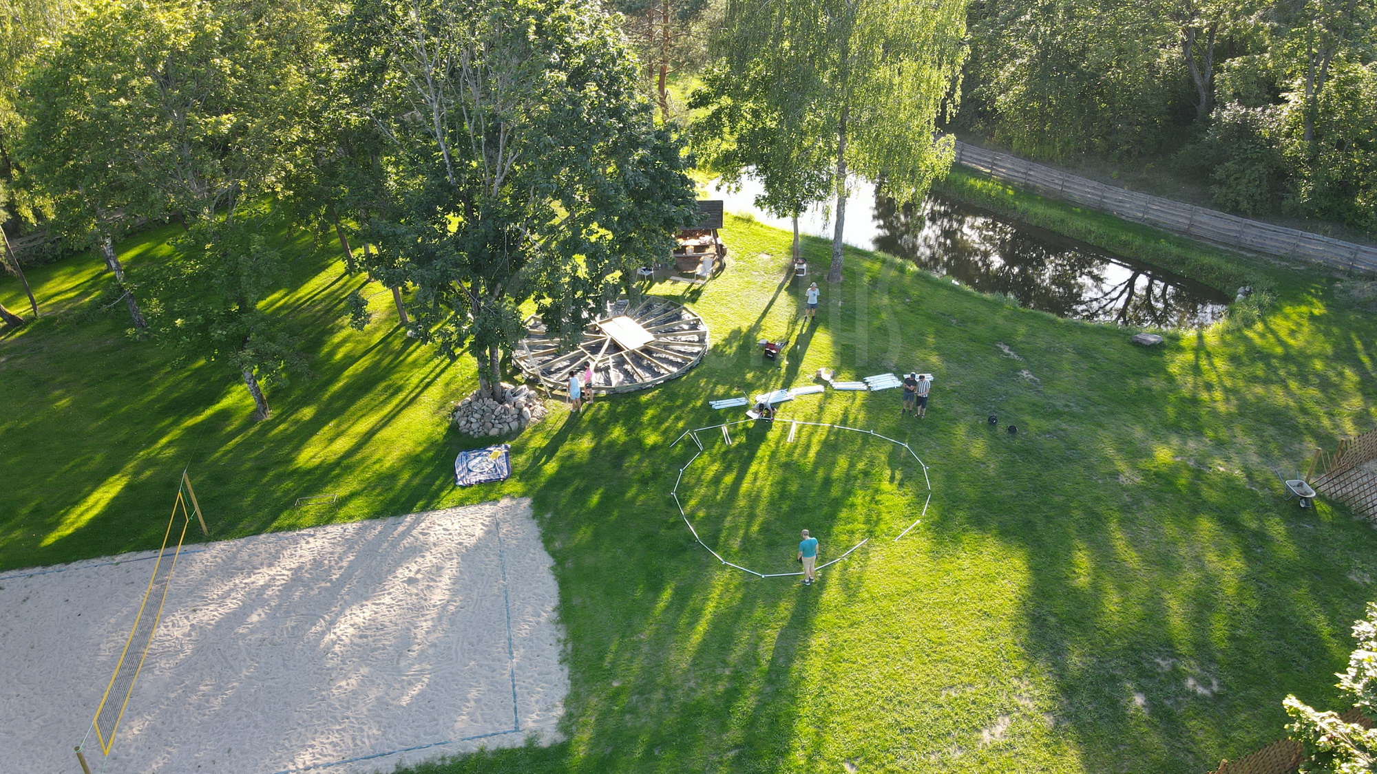 50m² Glamping Kupolas Ø8m | Rekreacinė zona