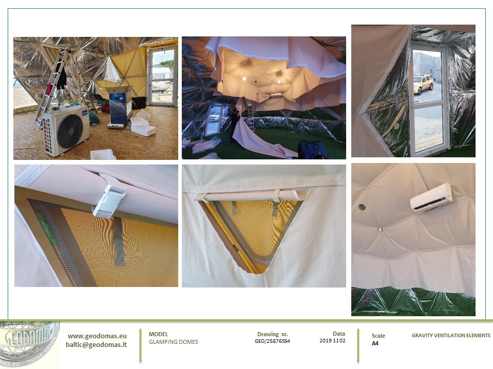 50m² Glamping Kupolas Ø8m | Rekreacinė zona