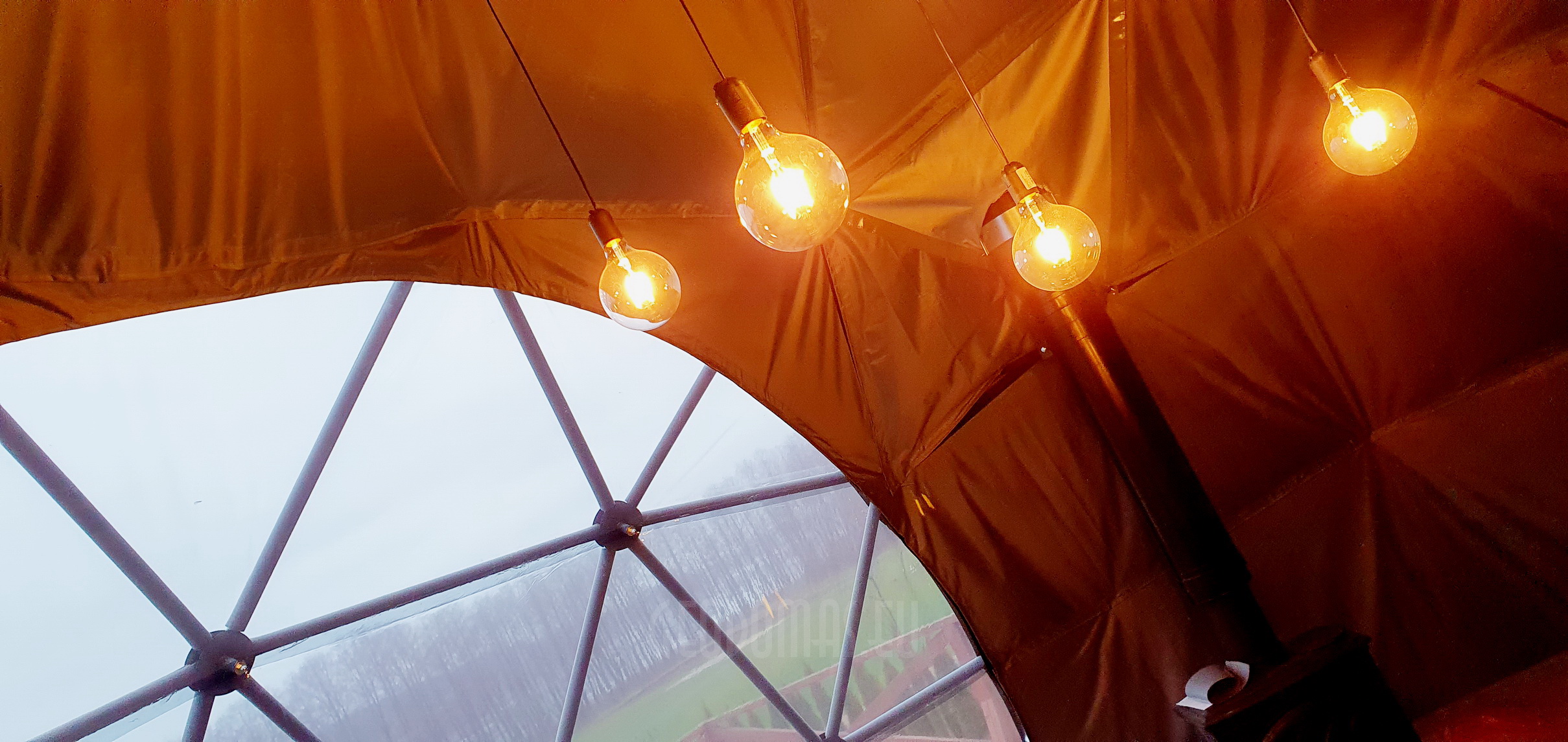 50m² ALOVE Glamping Kupolas Ø8m | Kaimo turizmas, Alovės ežeras