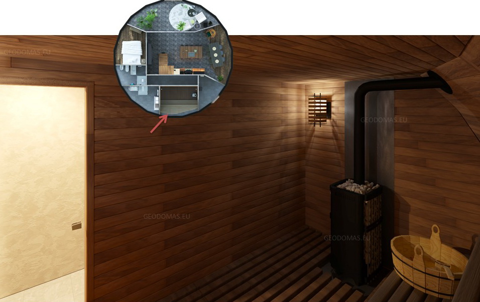 138m2 Gyvenamasis Solidus Kupolas Ø12m | Šeimyninis Namas A++