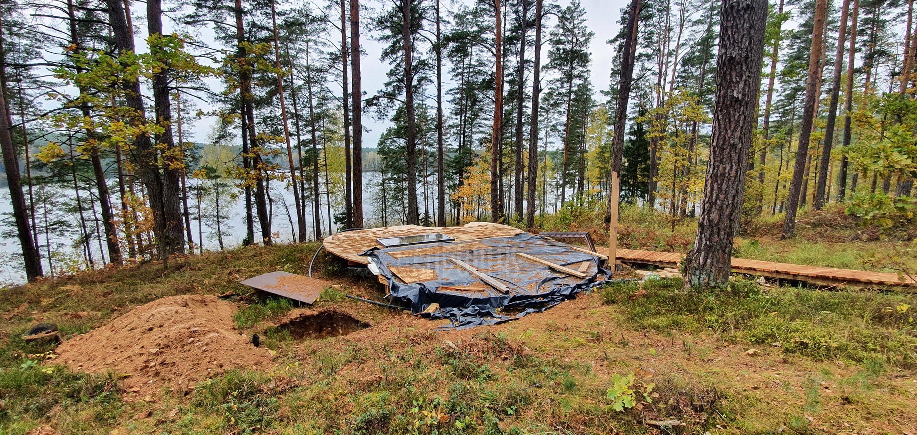 20m2 Glamping Kupolas Ø5m | Ekologinė bendruomenė, GLAMPINGLITHUANIA