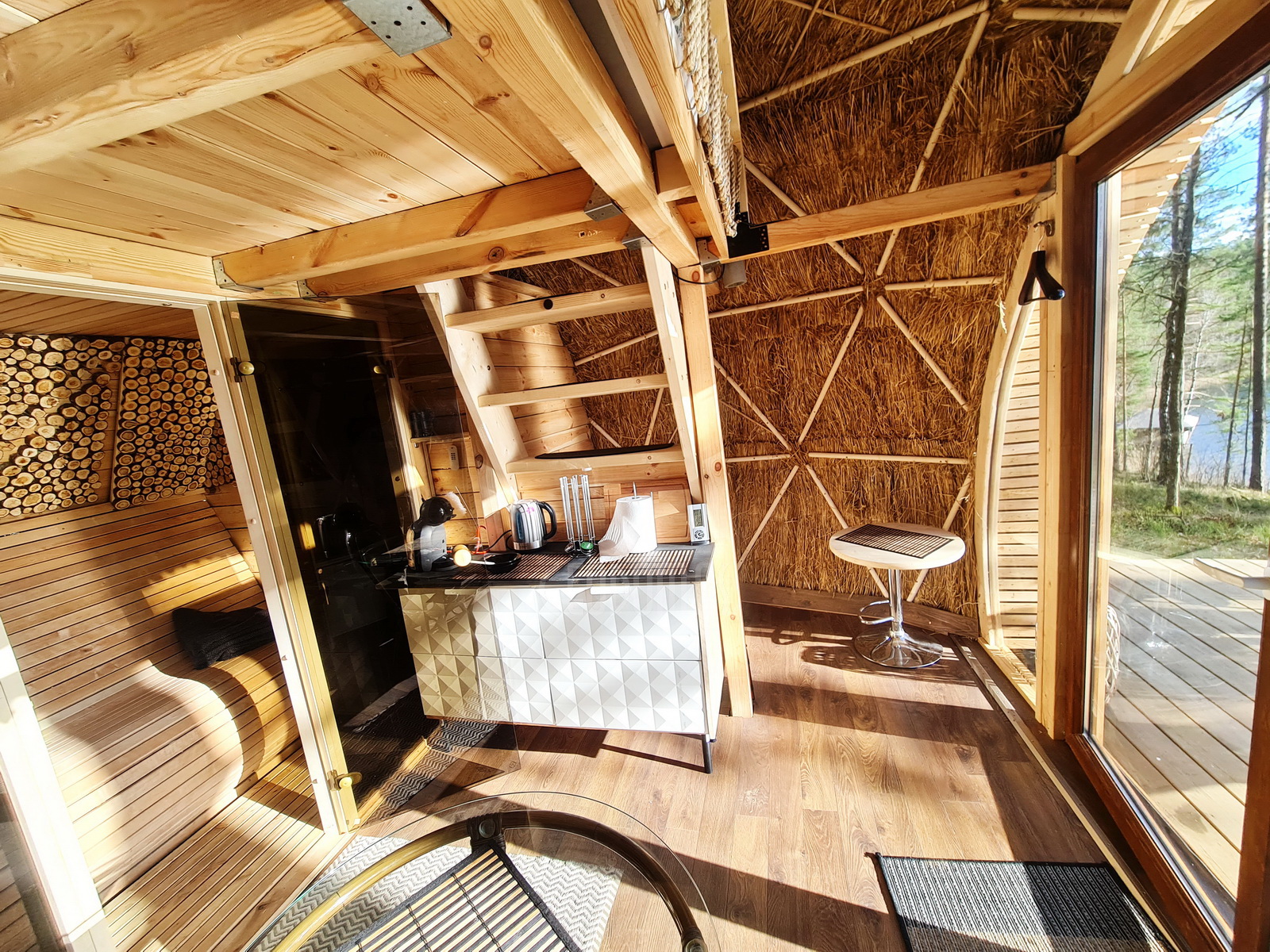 20m2 Glamping Kupolas Ø5m | Ekologinė bendruomenė, GLAMPINGLITHUANIA