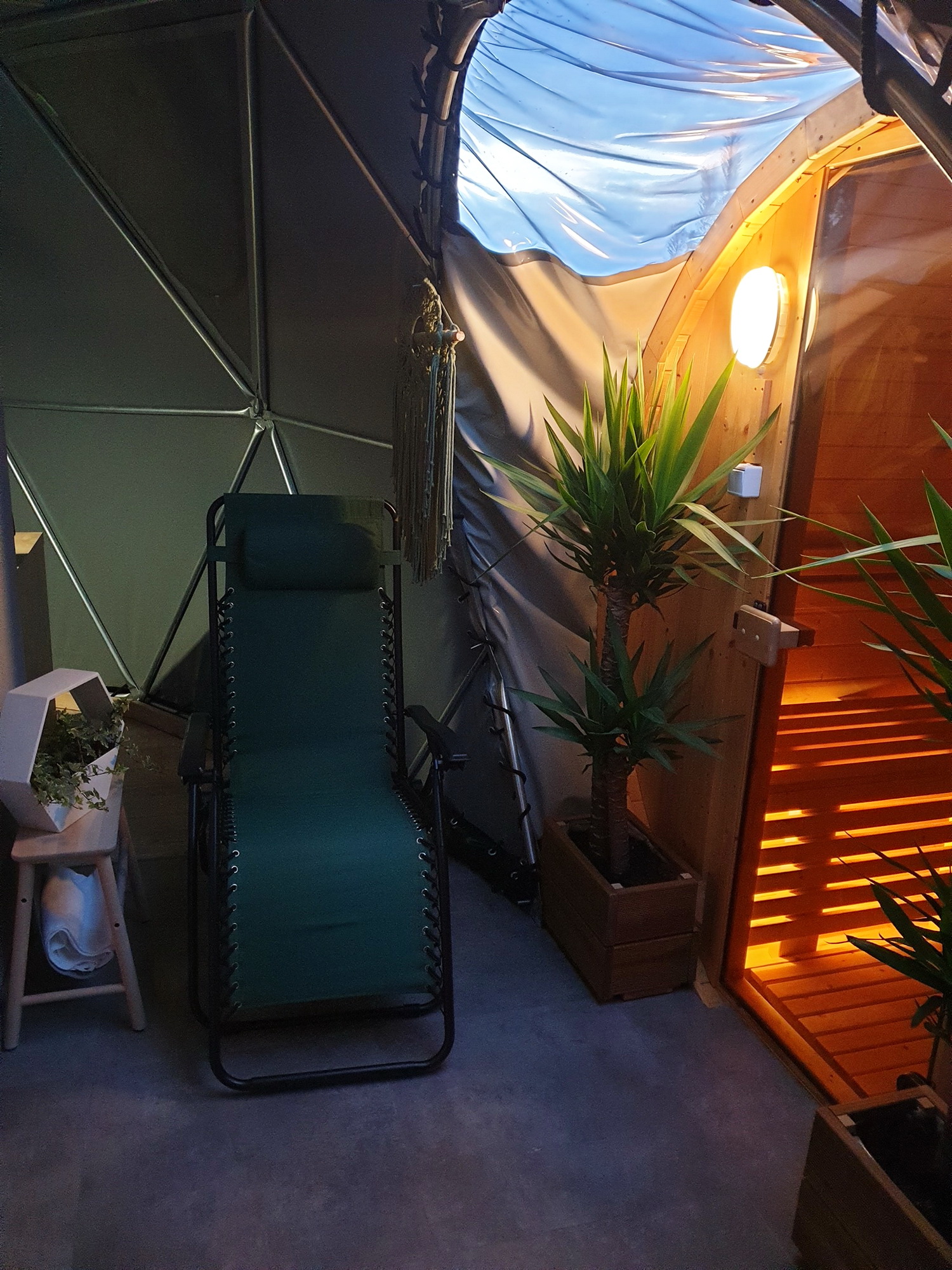 35m² Glamping Podniebny | Ø6,7m Kupolai | Kurortas Pomeranijoje, Lenkija