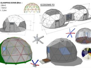 28m2 GLAMPING NAMAS Ø6m ICO F3 H3,6m