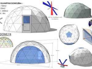 50m2 GLAMPING NAMAS Ø8m ICO F4 H4m