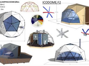28m2 GLAMPING NAMAS Ø6m ICO F2 H3,6m