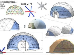 95m2 MOBILI PALAPINĖ Ø11m ICO F4 H5,5m